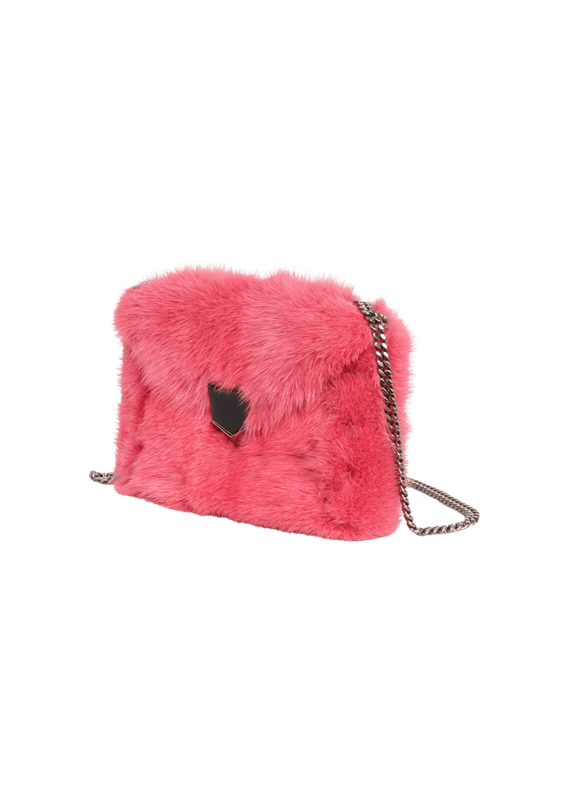 SHEARLING FLAP BAG