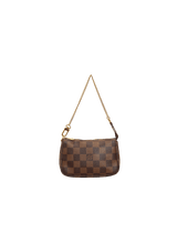 DAMIER ÉBÈNE MINI POCHETTE ACCESOIRES