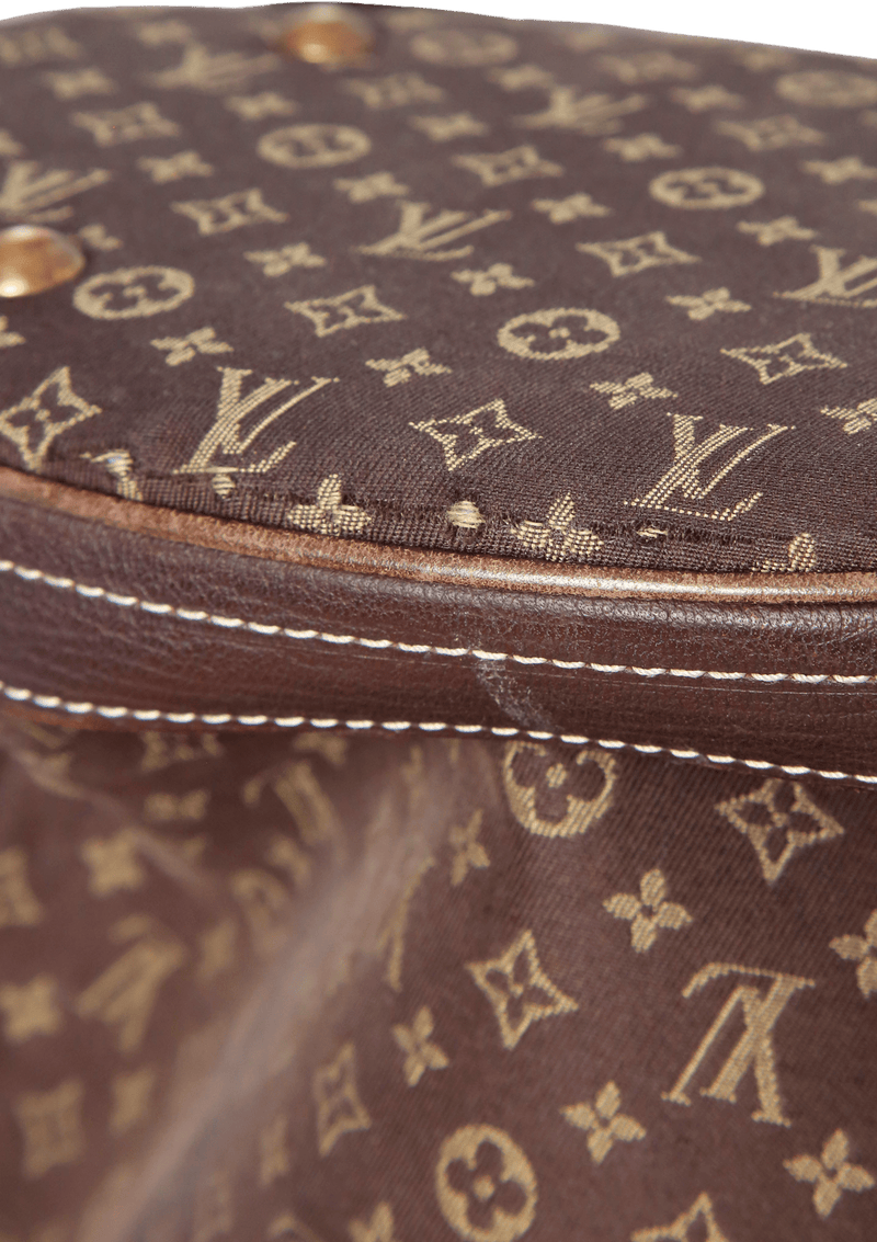 Louis Vuitton Petit Bucket Bag Mini Lin Brown 2363551