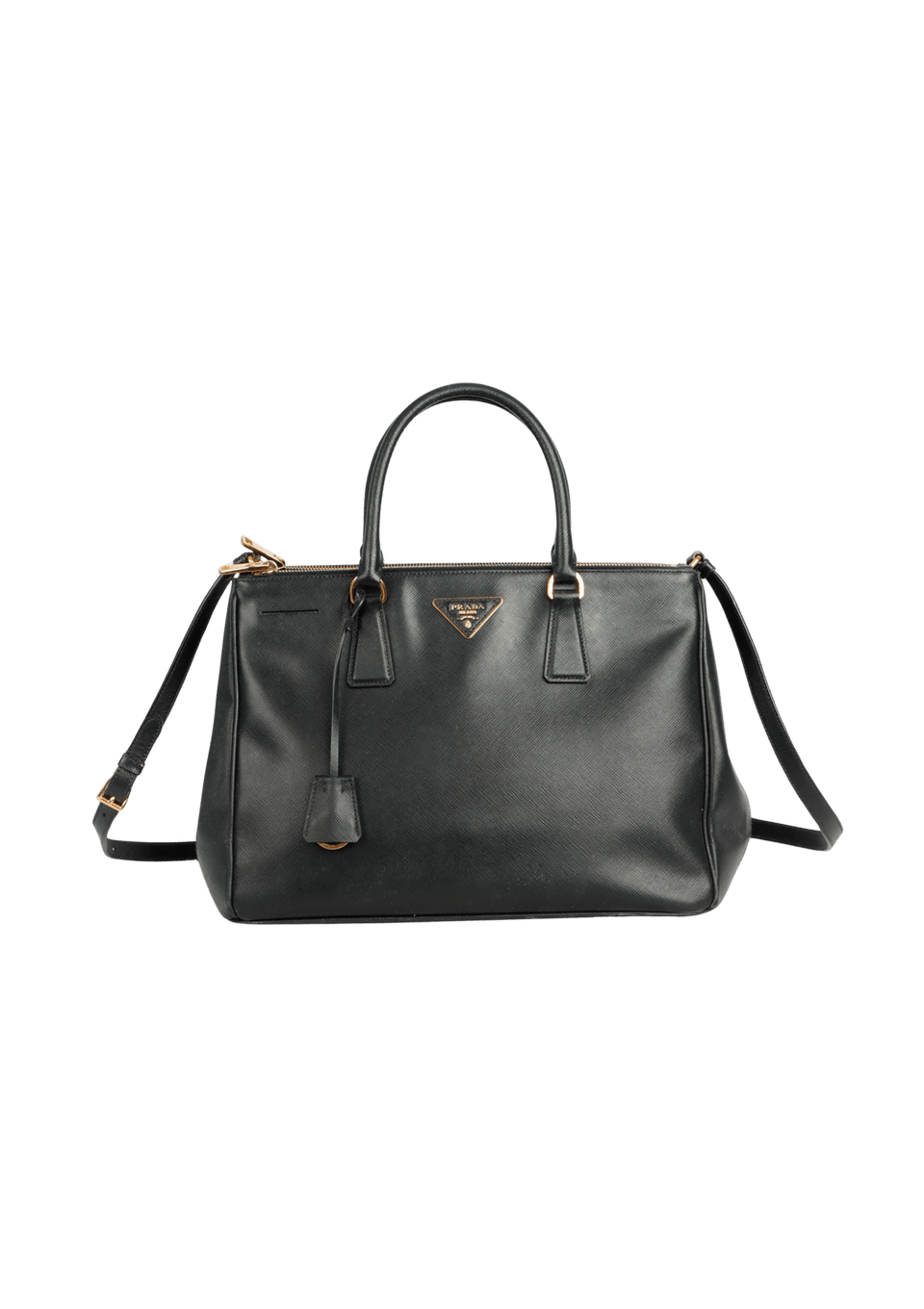 MEDIUM SAFFIANO LUX DOUBLE ZIP GALLERIA