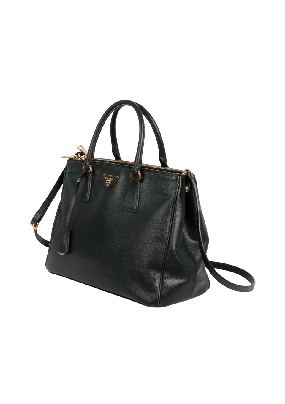 MEDIUM SAFFIANO LUX DOUBLE ZIP GALLERIA