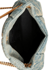 DENIM SMALL PUFFER BAG