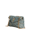 DENIM SMALL PUFFER BAG