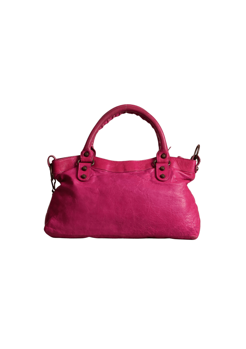 BOLSA BALENCIAGA MOTOCROSS CLASSIC FIRST ROSA ORIGINAL Gringa