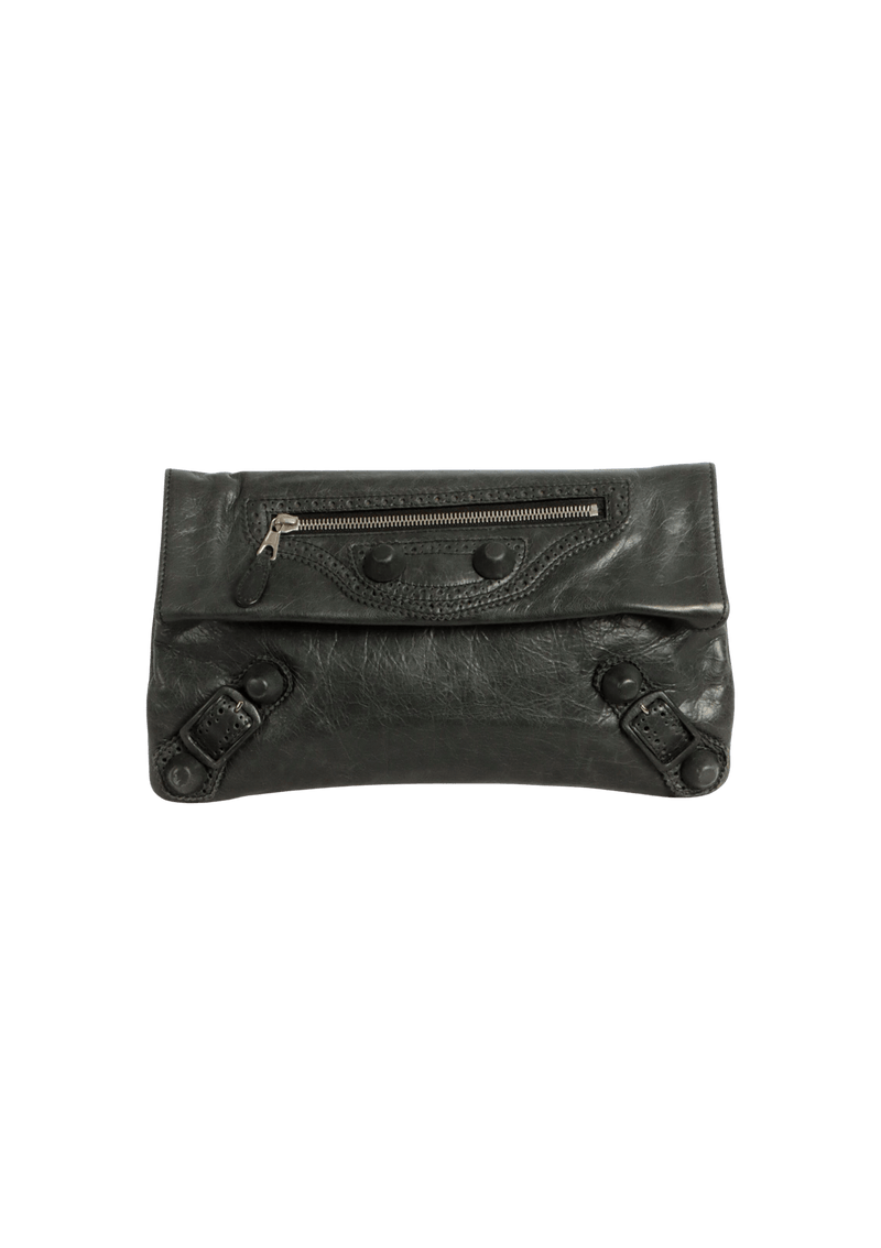 MOTOCROSS COVERED BROGUES CLUTCH