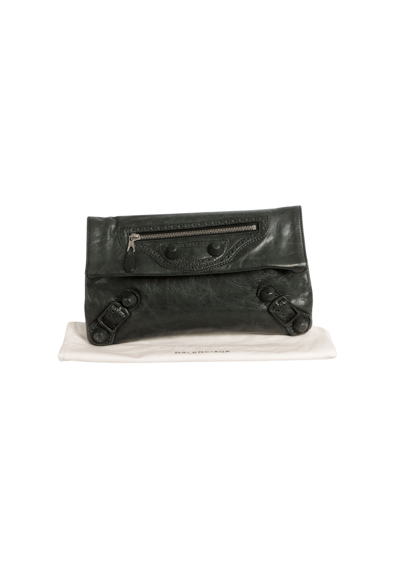 MOTOCROSS COVERED BROGUES CLUTCH