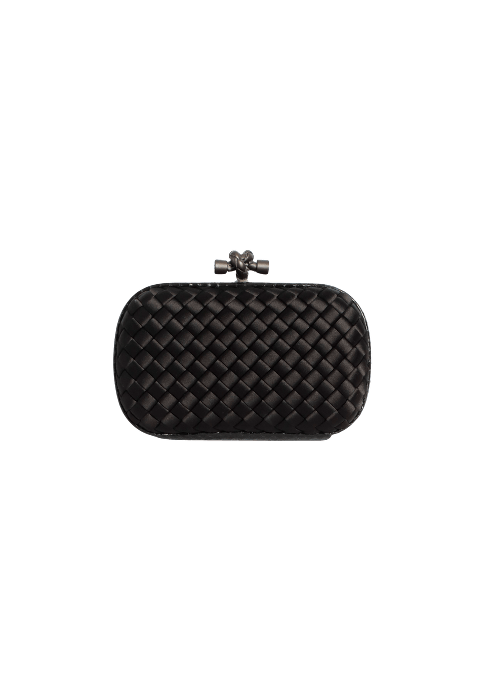 INTRECCIATO SATIN KNOT CLUTCH