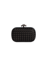 INTRECCIATO SATIN KNOT CLUTCH