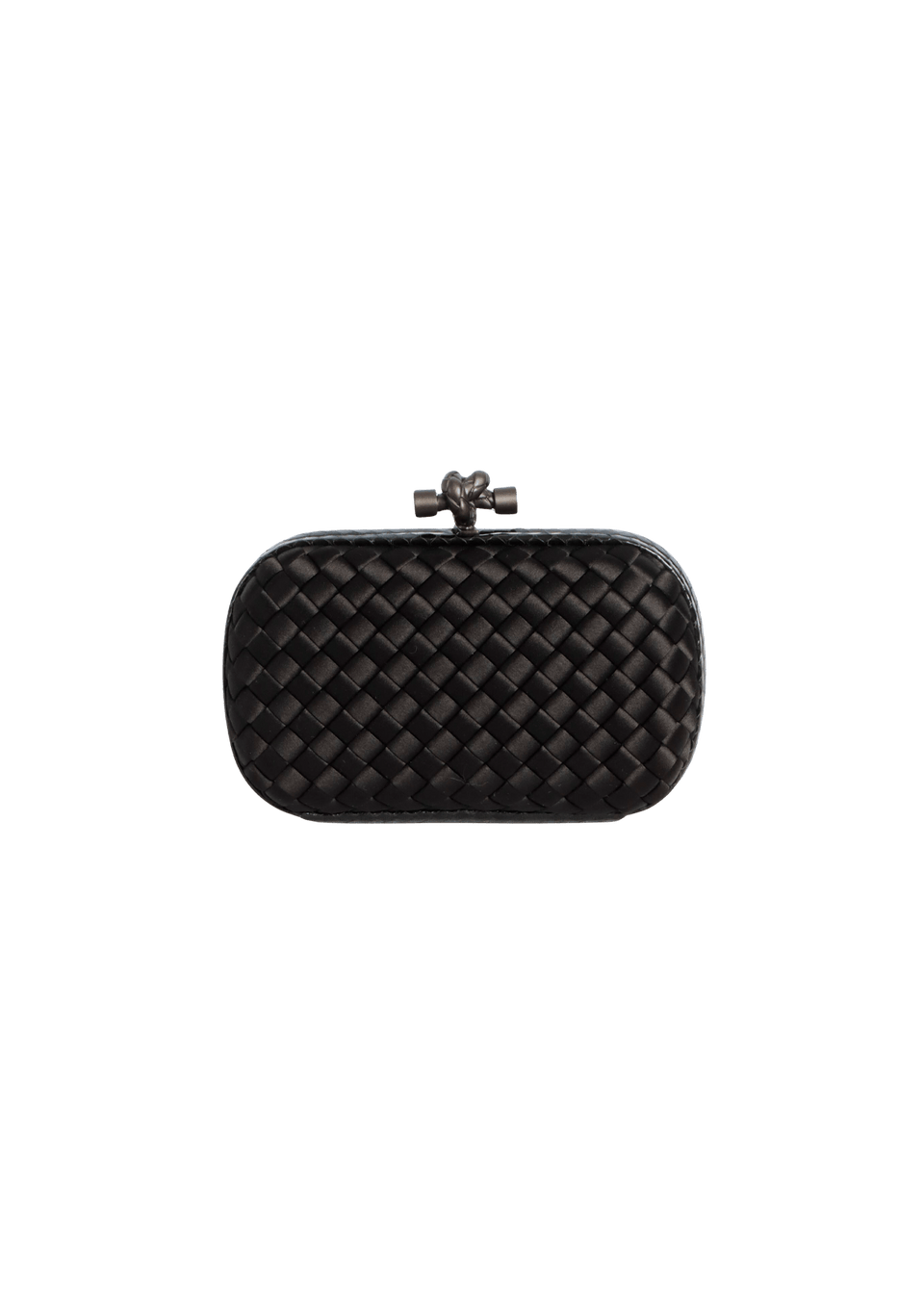 INTRECCIATO SATIN KNOT CLUTCH