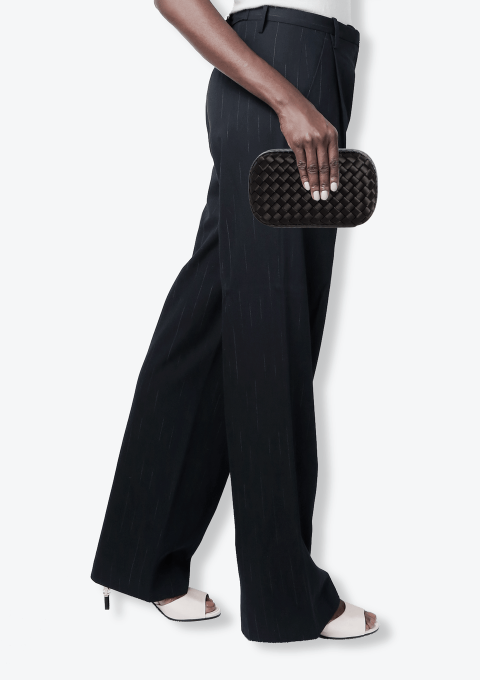 INTRECCIATO SATIN KNOT CLUTCH