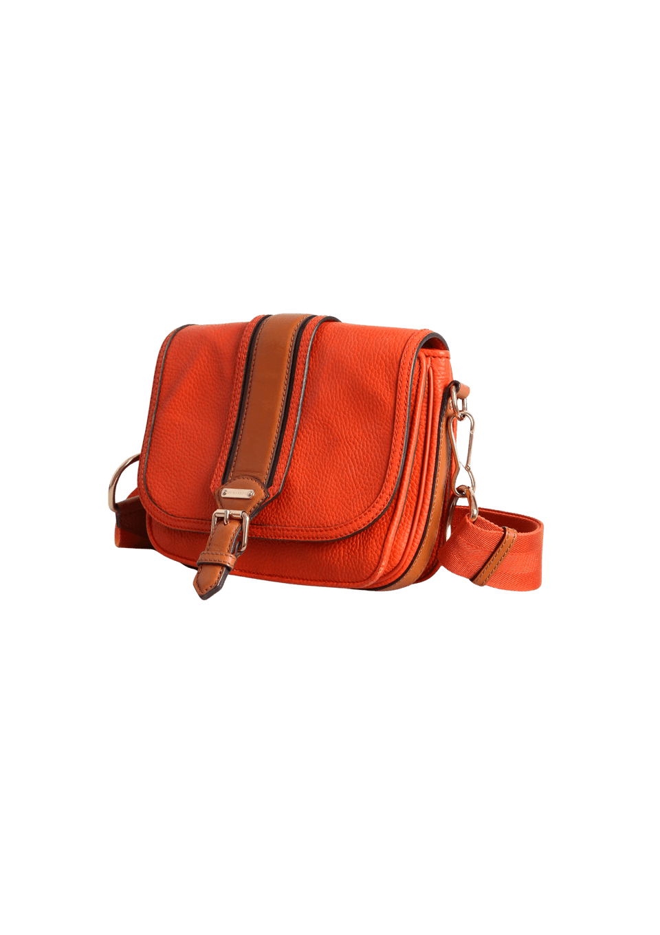 BURNT BUCKLE FLAP BAG