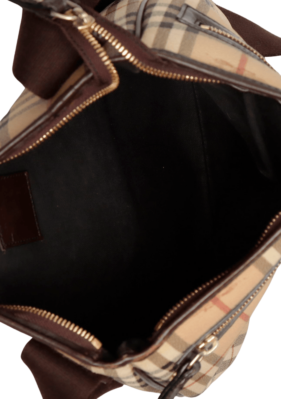 HAYMARKET CHECK MESSENGER BAG