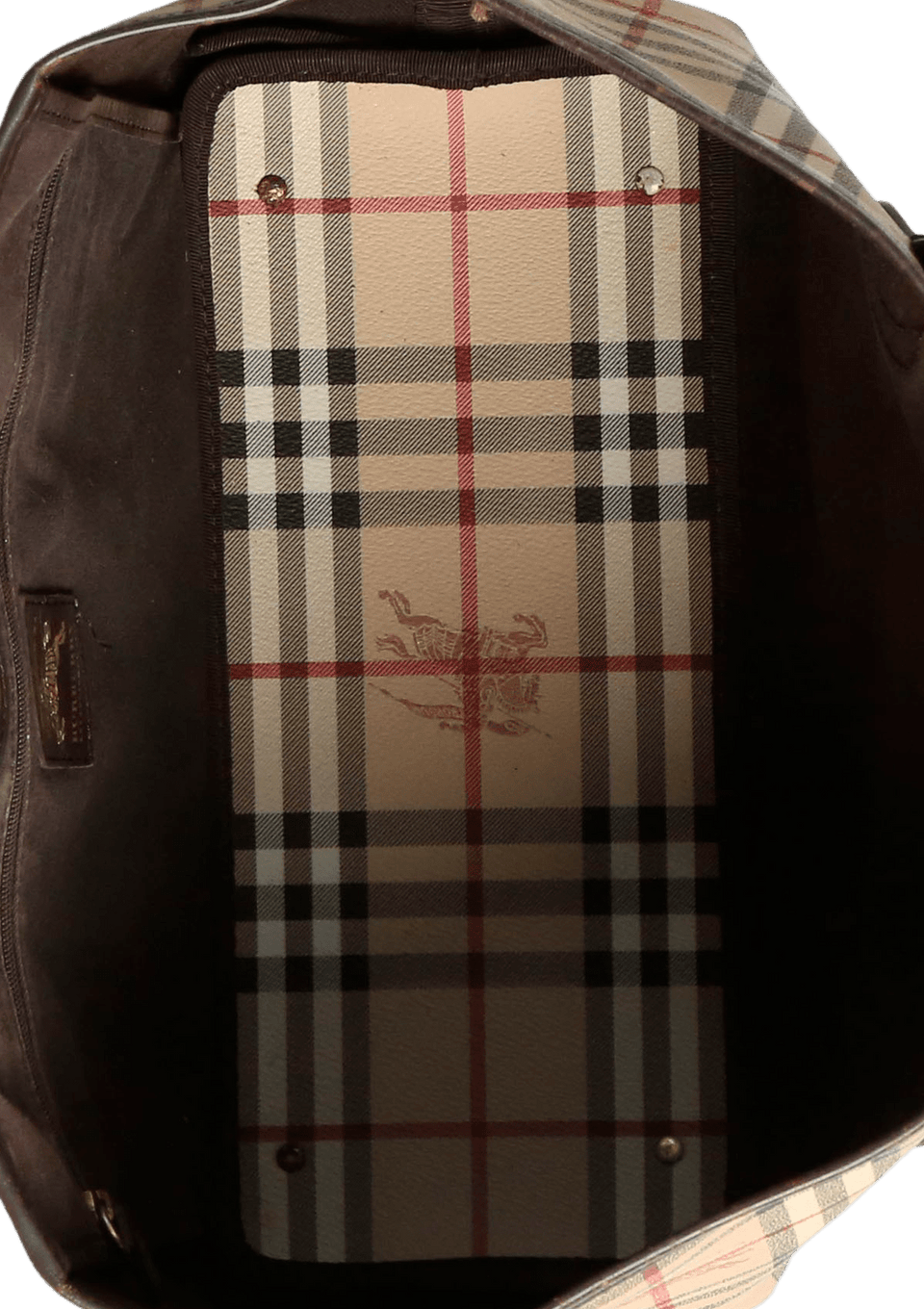 HAYMARKET CHECK TOTE