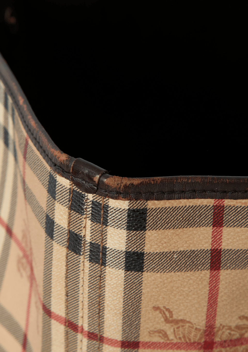 HAYMARKET CHECK TOTE