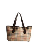HAYMARKET CHECK TOTE