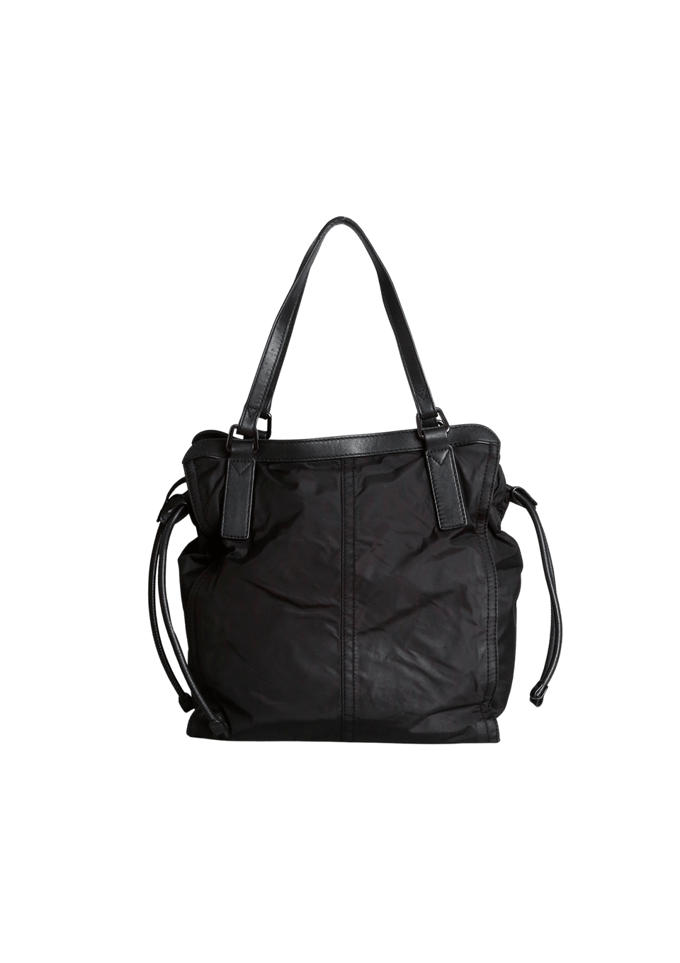 NYLON HOUSE CHECK BUCKLEIGH TOTE