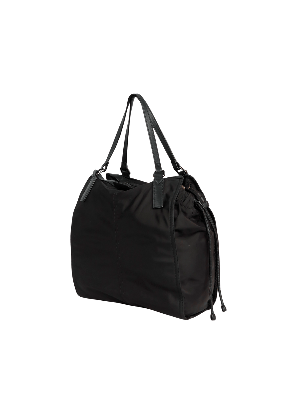 NYLON HOUSE CHECK BUCKLEIGH TOTE