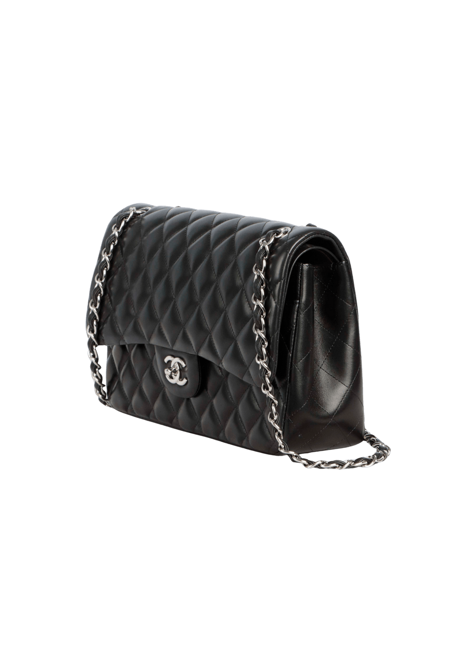 JUMBO CLASSIC DOUBLE FLAP LAMBSKIN