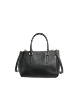 DOUBLE ZIP SATCHEL BAG