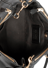 DOUBLE ZIP SATCHEL BAG