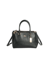 DOUBLE ZIP SATCHEL BAG