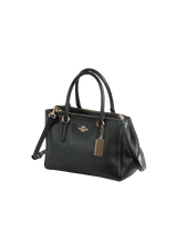 DOUBLE ZIP SATCHEL BAG