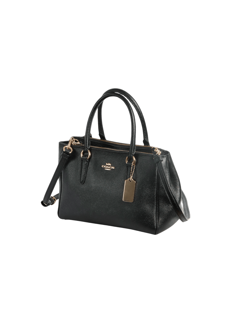 DOUBLE ZIP SATCHEL BAG