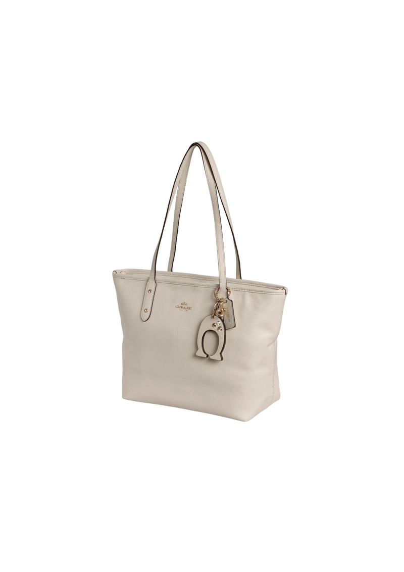 LARGE CITY ZIP TOTE