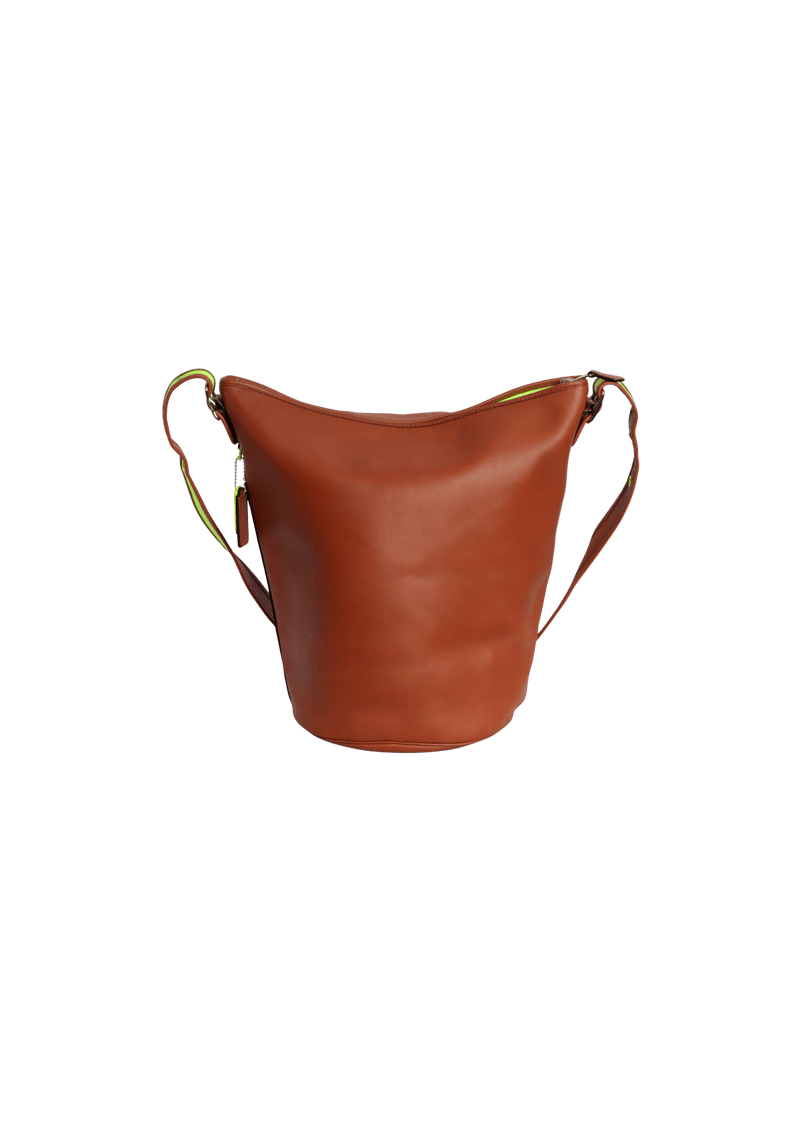 LEATHER BUCKET BAG