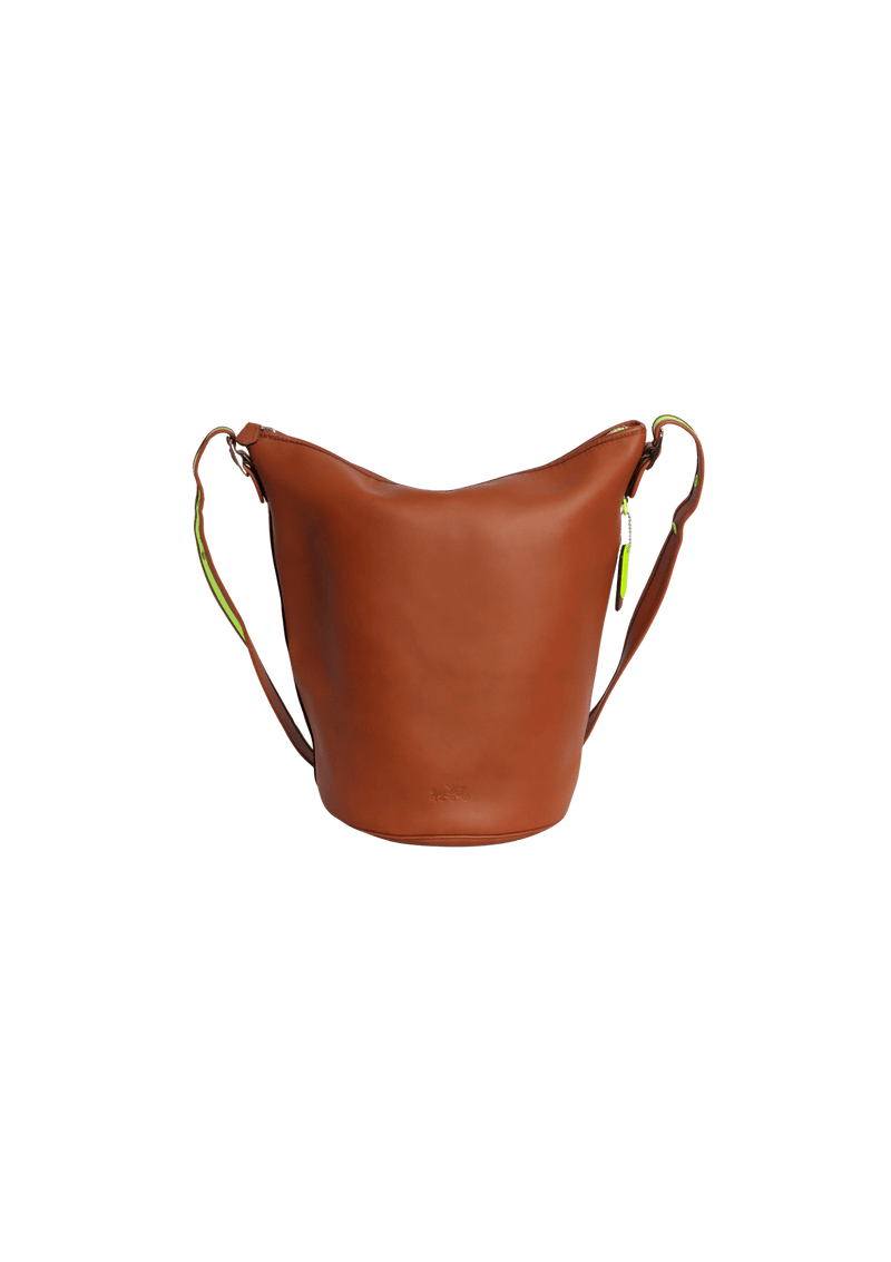 LEATHER BUCKET BAG