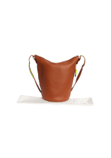 LEATHER BUCKET BAG