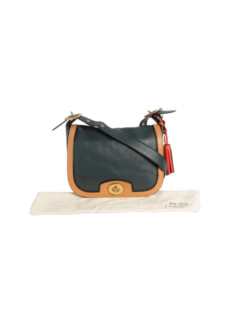 LEATHER SHOULDER BAG