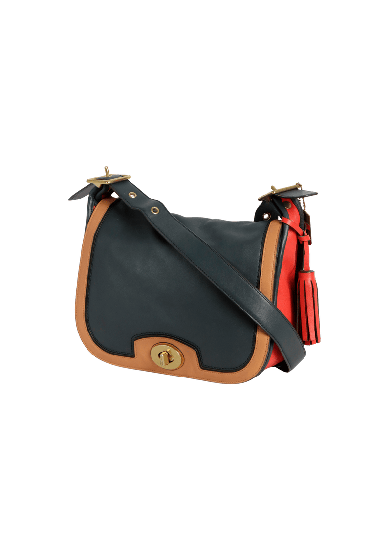 LEATHER SHOULDER BAG