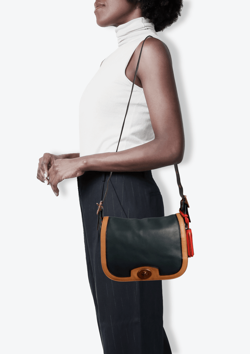 LEATHER SHOULDER BAG