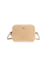 RAFFIA CROSSBODY BAG