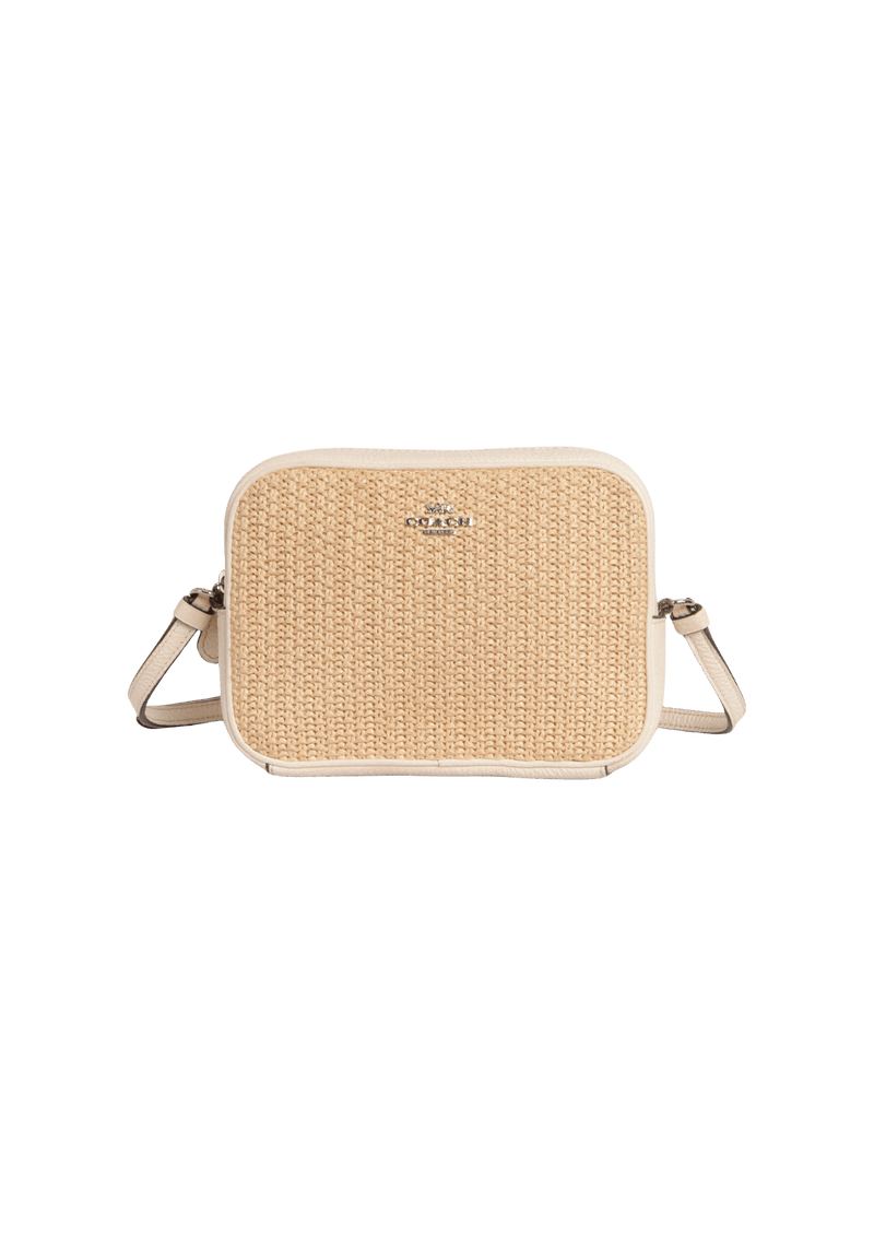 Coach Rafia Handbag BOLSA COACH RAFFIA CROSSBODY BAG BEGE ORIGINAL – Gringa