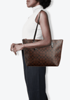 ZIP TOP SIGNATURE TOTE BAG