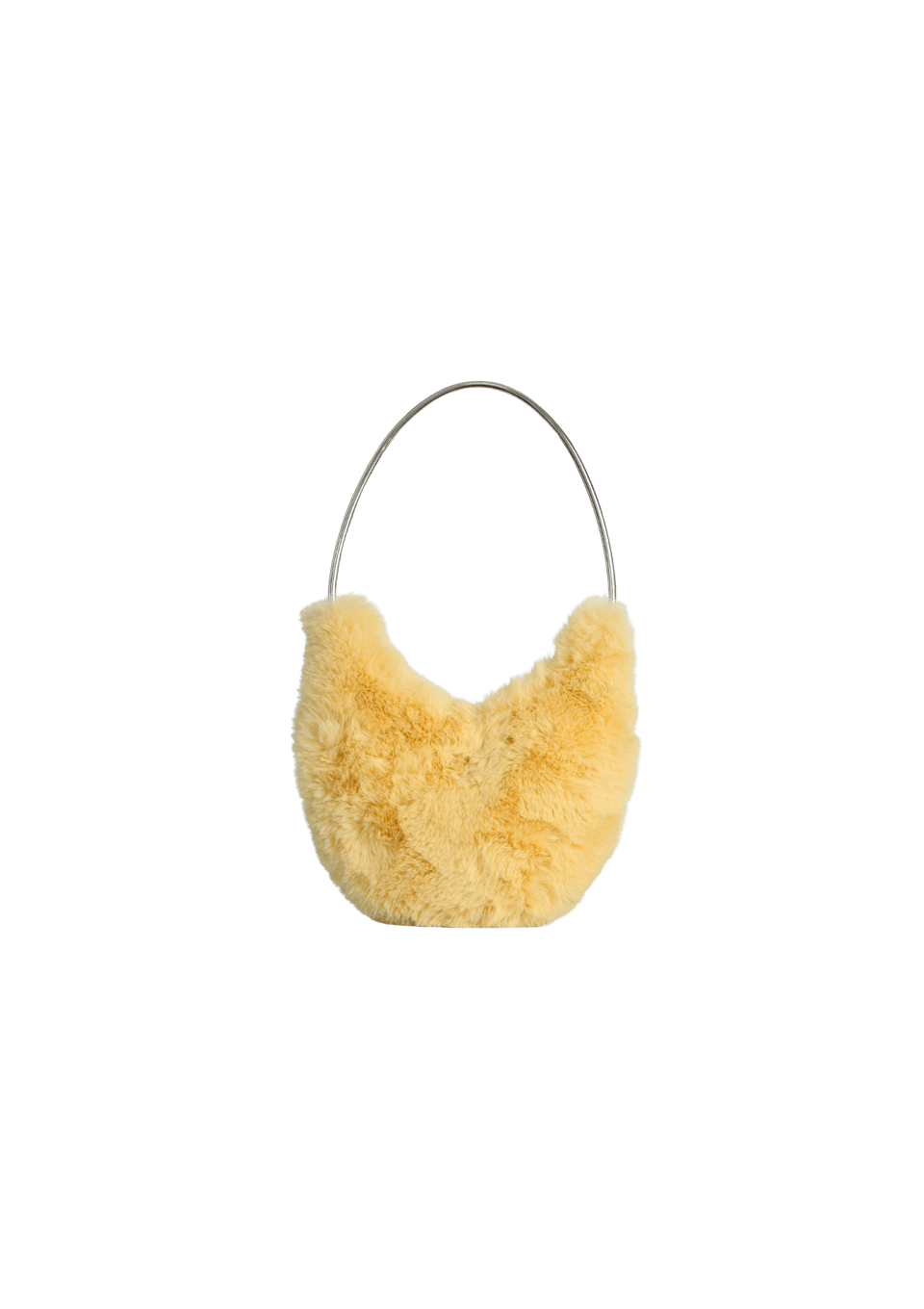 FAUX FUR RING SWIPE BAG