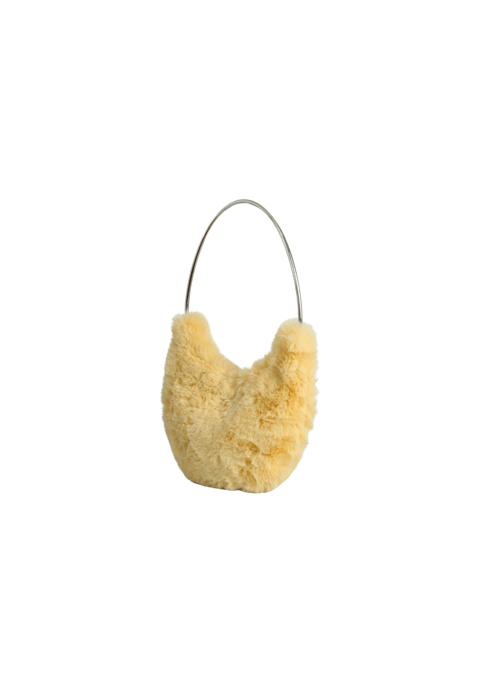 FAUX FUR RING SWIPE BAG