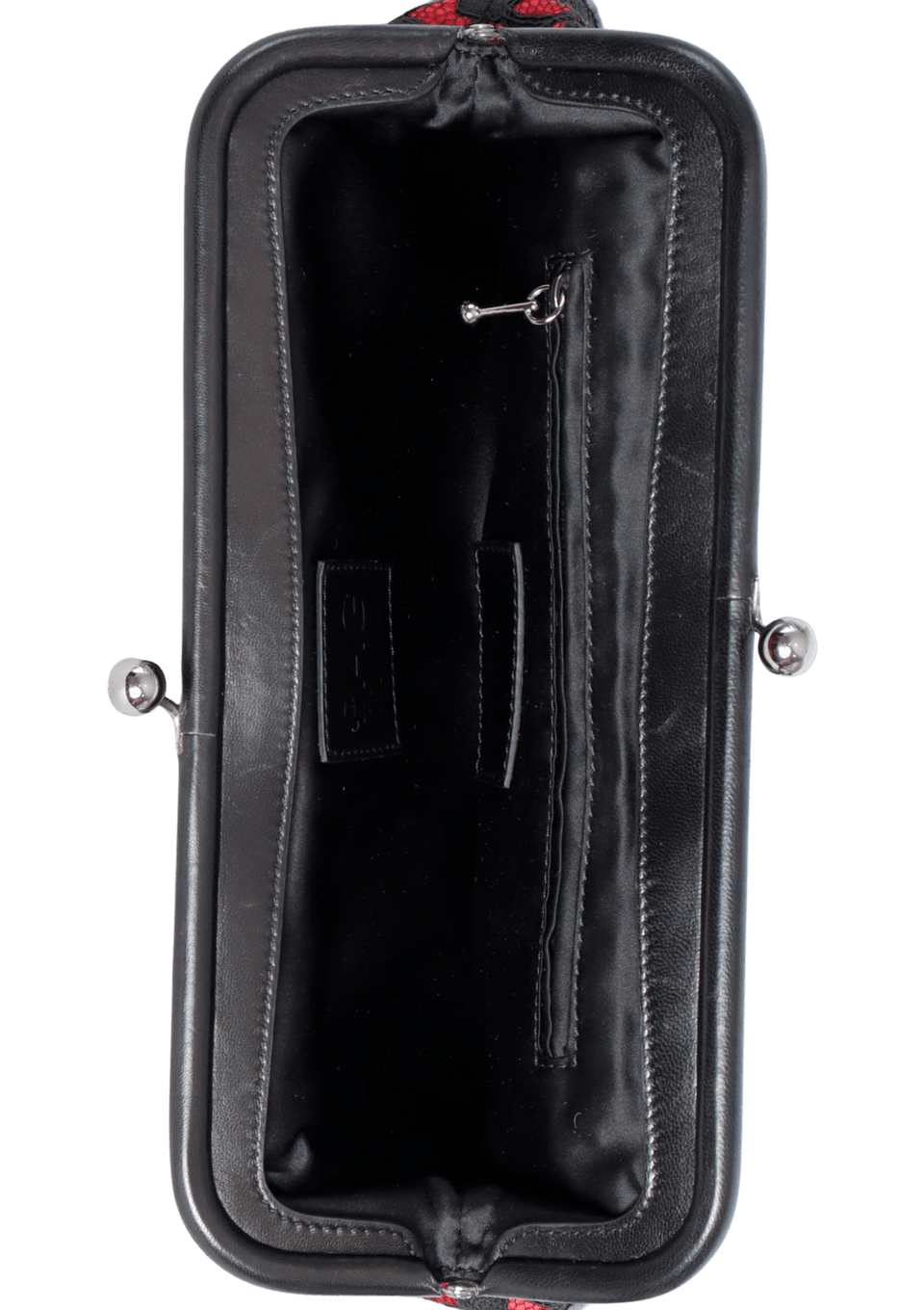 LACED KISS LOCK CLUTCH