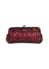 LACED KISS LOCK CLUTCH