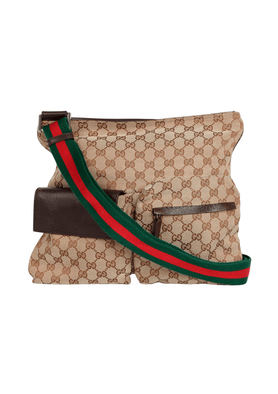 GG CANVAS MESSENGER BAG