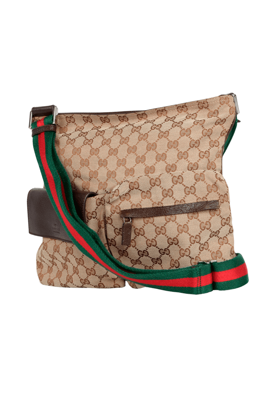 GG CANVAS MESSENGER BAG
