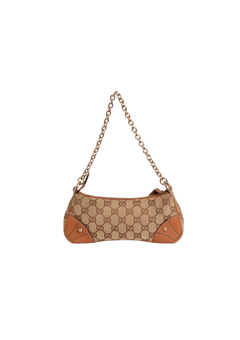 バッグ Gucci Accessory Pouch GG Canvas Handbag BOLSA GUCCI GG CANVAS NAIL HEAD POCHETTE BEGE ORIGINAL – Gringa