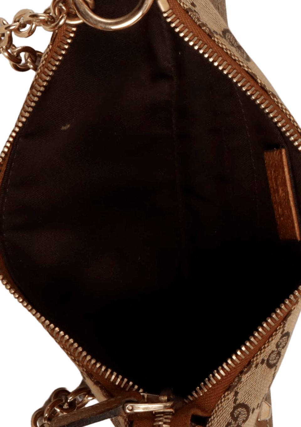 BOLSA GUCCI GG CANVAS NAIL HEAD POCHETTE BEGE ORIGINAL – Gringa