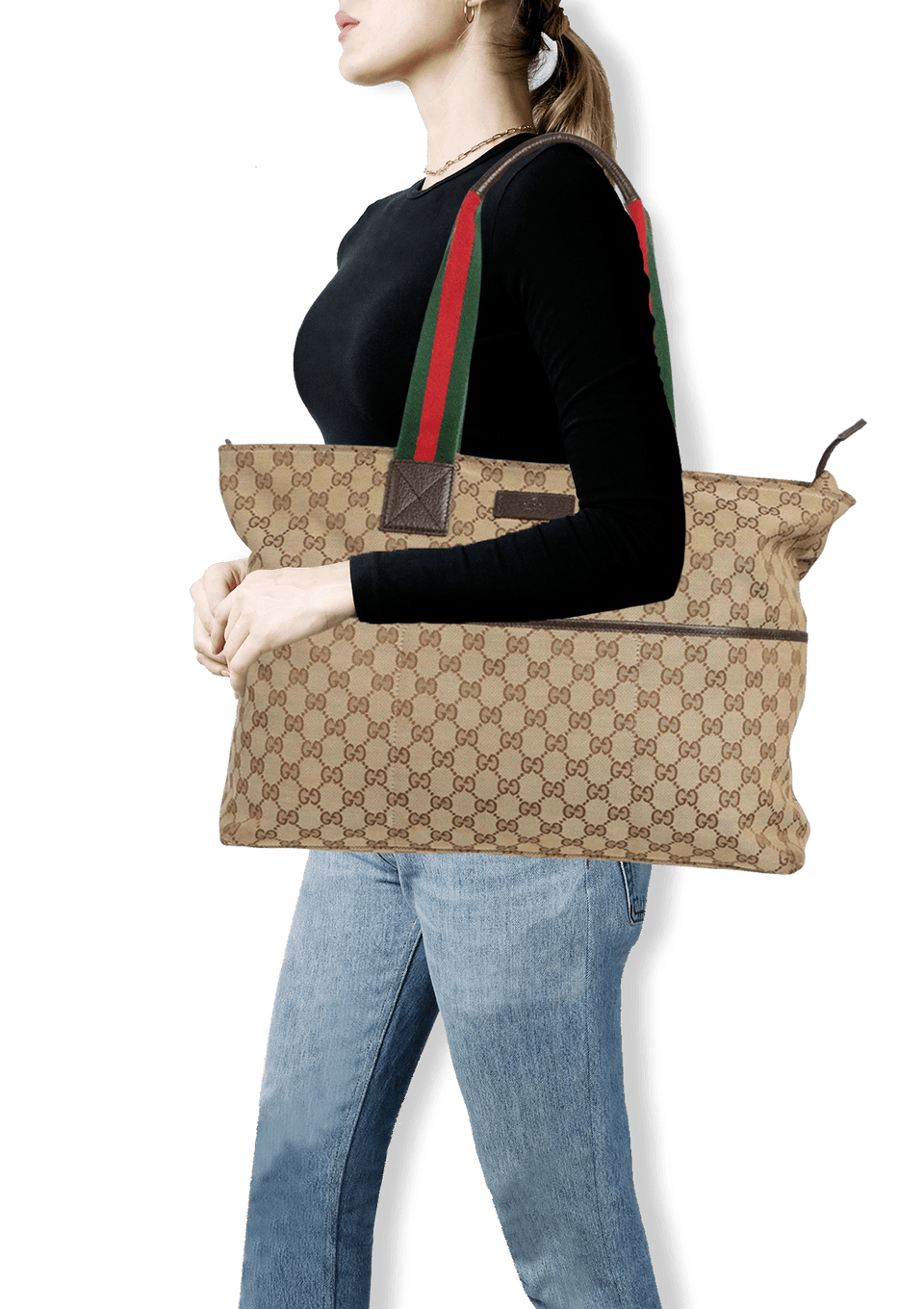 GG CANVAS WEB DIAPER TOTE