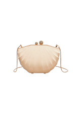 BOLSA CLUTCH EM CETIM CONCHA