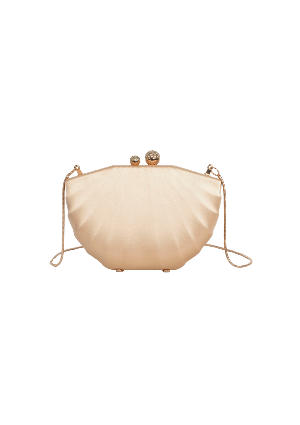 BOLSA CLUTCH EM CETIM CONCHA