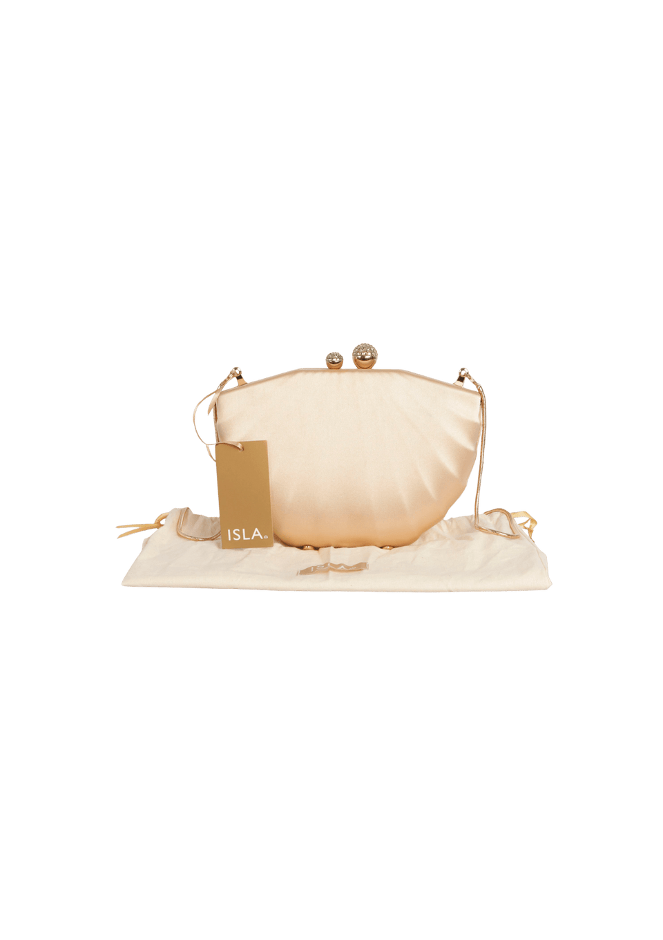 BOLSA CLUTCH EM CETIM CONCHA
