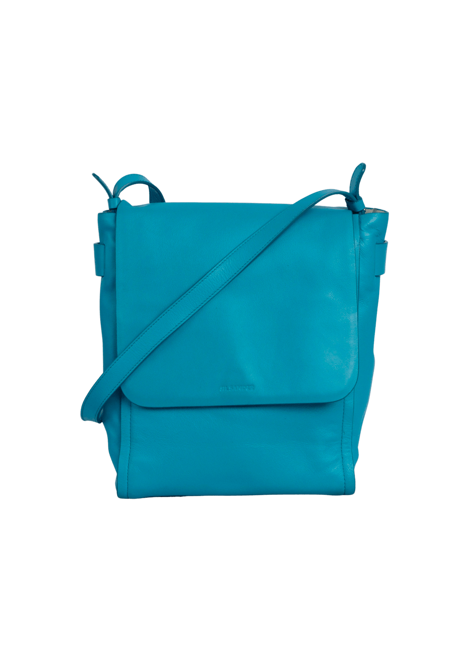 BOLSA JIL SANDER LEATHER SHOULDER BAG AZUL ORIGINAL – Gringa